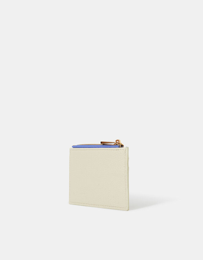 Seashell Embroidered Card Holder, , large