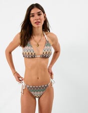 Crochet Tie Side Bikini Bottoms, Natural (NEUTRAL), large