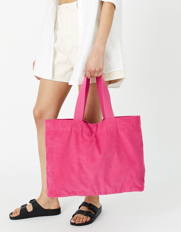 Cord Shopper  Pink, Pink (PINK), large
