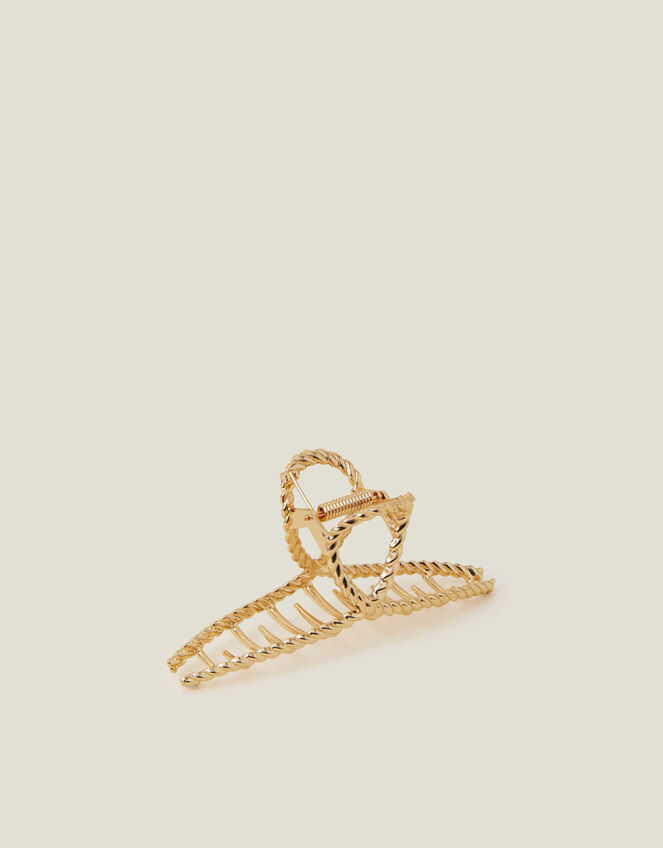 Twisted Metal Claw Clip, Gold (GOLD), large