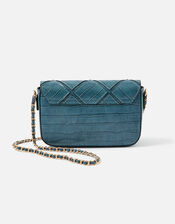 Elin Cross-Body Chain Bag, Blue (BLUE), large