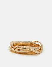 3-Pack Mix Textured Bangles, , large