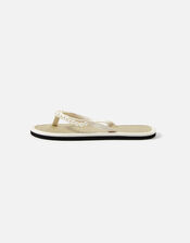 Pearl Seagrass Sandals, Ivory (IVORY), large