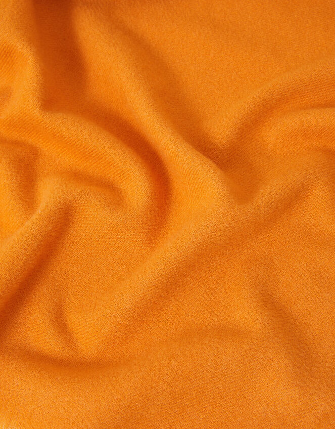 Super-Soft Blanket Scarf, Orange (ORANGE), large