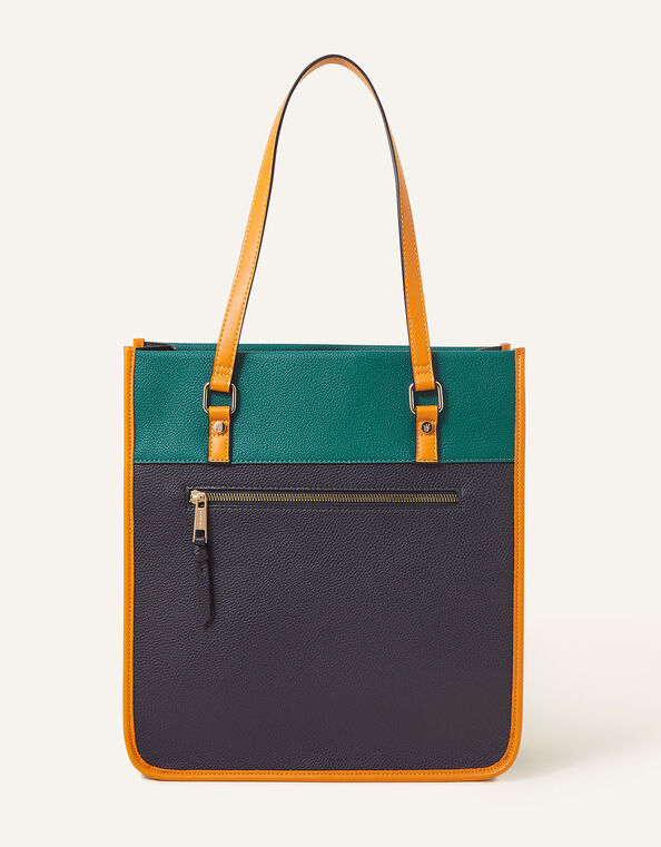 Colour Block Shoulder Bag, , large