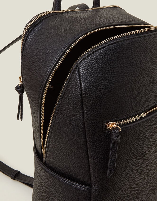 Smart Zip Around Backpack, Black (BLACK), large