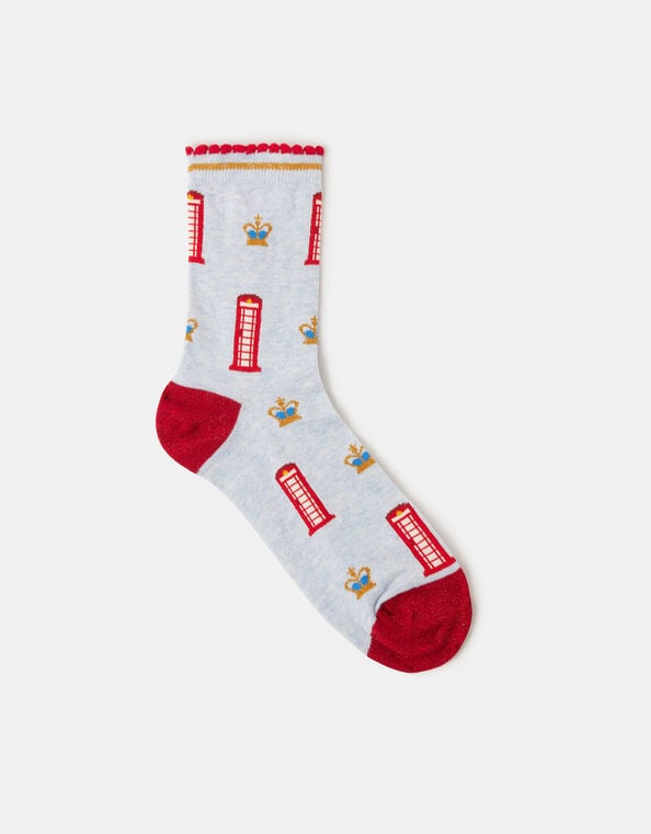 London Print Socks, , large