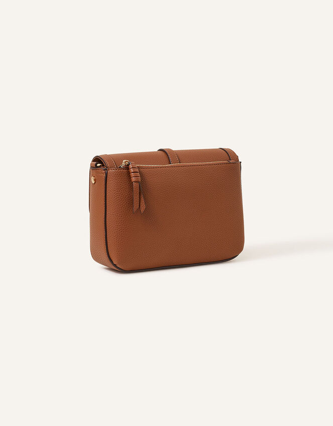 Artisan Detail Cross-Body Bag, Tan (TAN), large