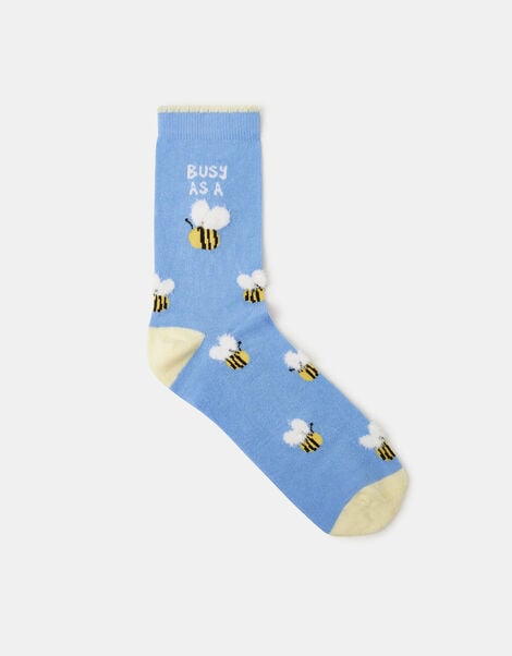Bee Print Sock, , large