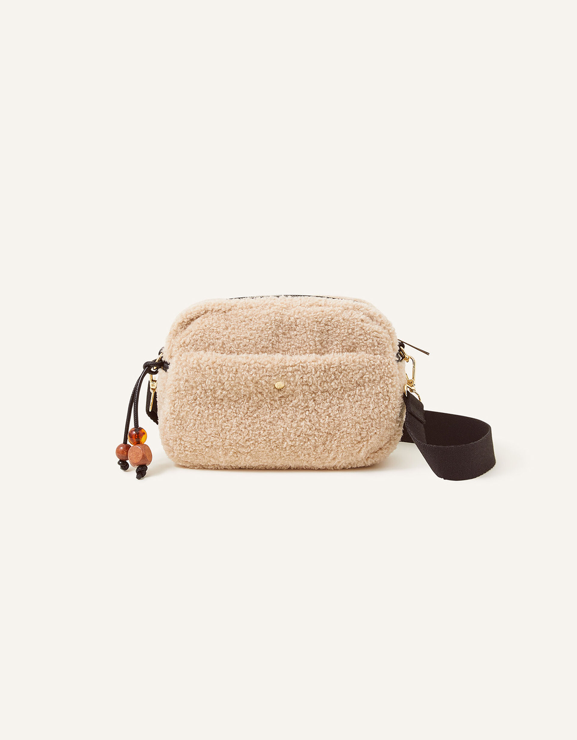 Faux Shearling Camera Bag Crossbody bags Accessorize UK