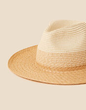 Contrast Weave Fedora, , large