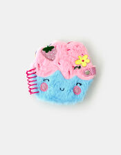 Girls Fluffy Cupcake Notebook, , large
