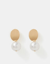 Pearl Drop Earrings, , large