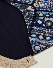 Mirror Tassel Clutch Bag, , large