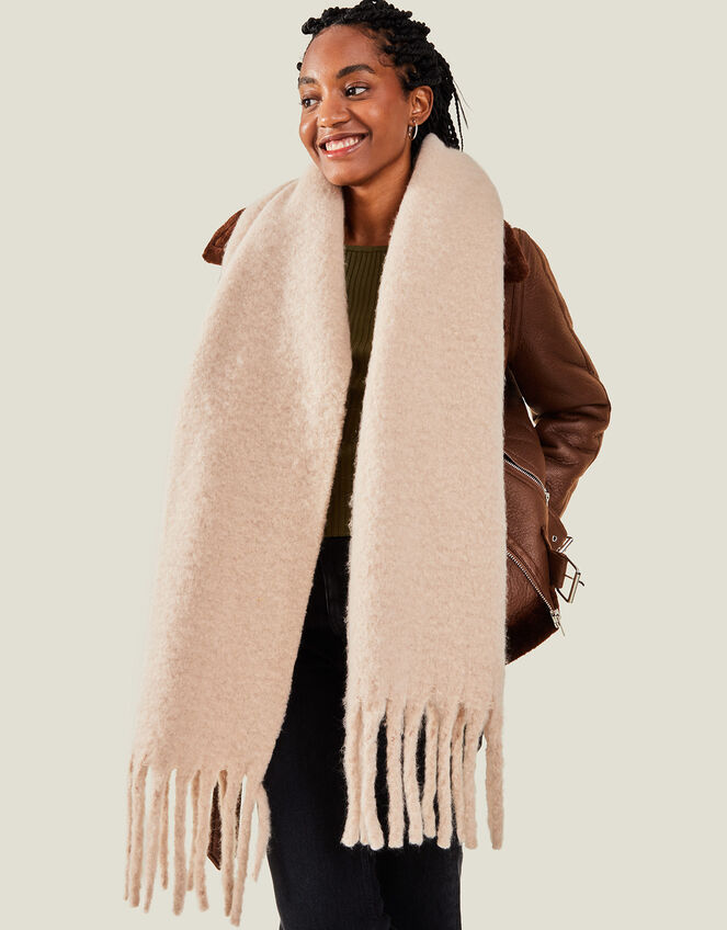 Super Fluffy Scarf, Natural (NATURAL), large