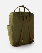 Frida Canvas Backpack , Green (KHAKI), large