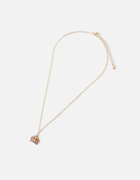 Crown Pendant Necklace, , large