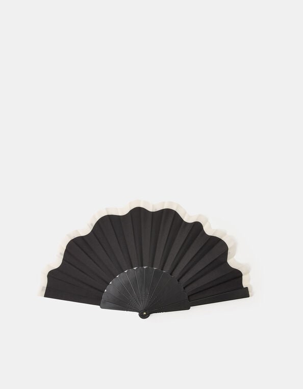 Scallop Foldable Fan, , large