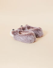 Girls Tiggy Hedgehog Slippers, Mink (MINK), large