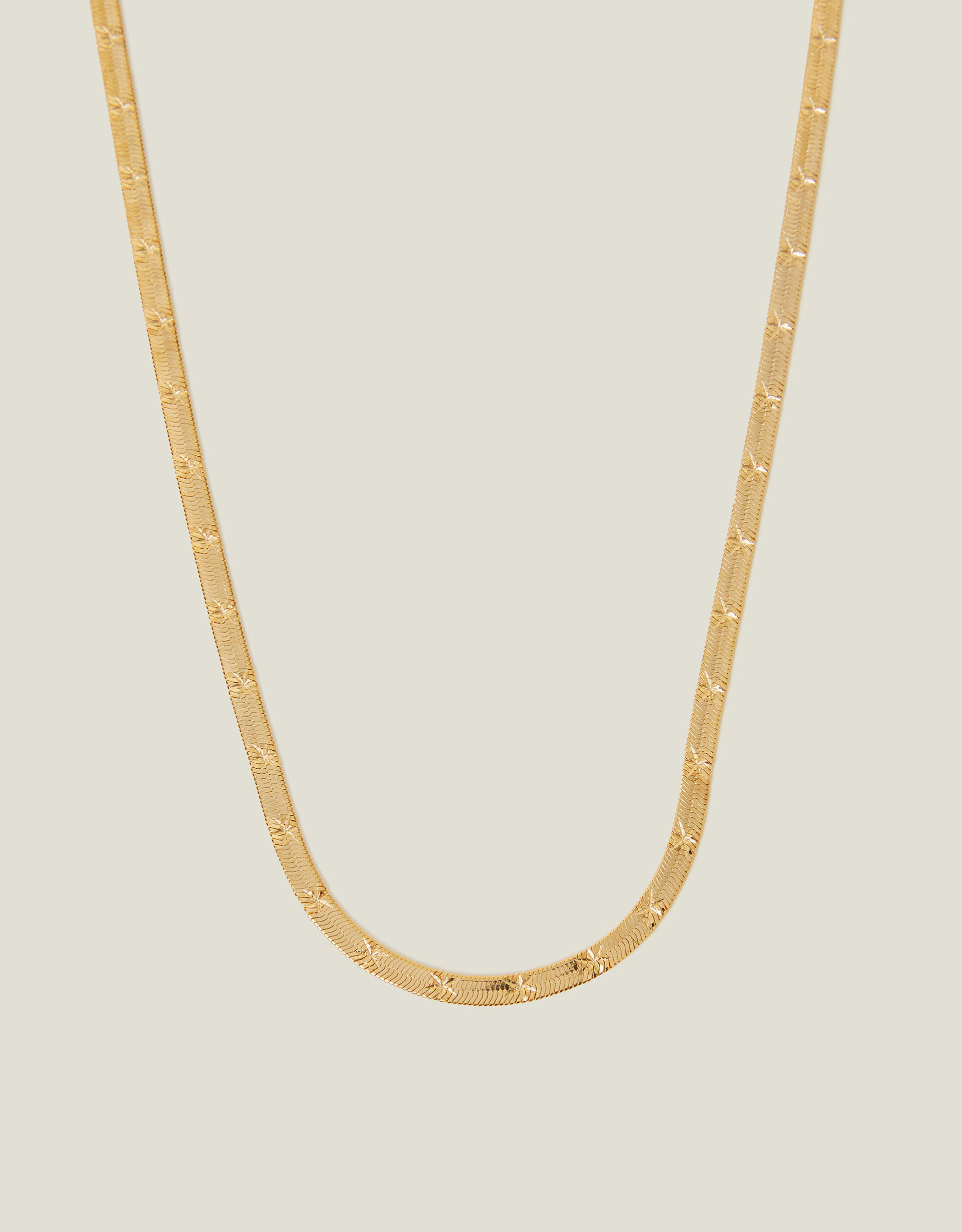 Gold Plated Star Snake Chain Bracelet