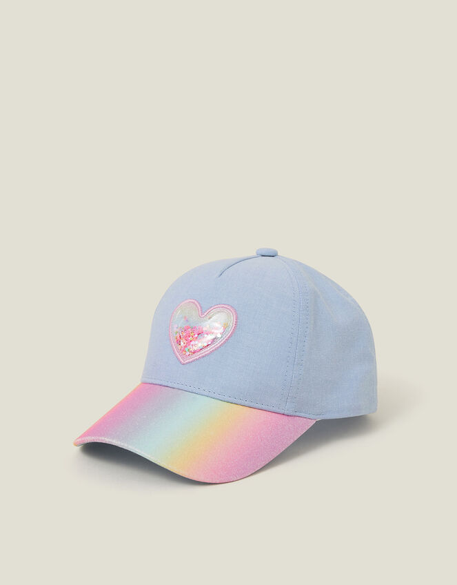 Girls Shake Glitter Cap, Multi (PASTEL MULTI), large
