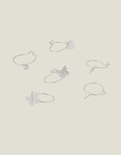 3-Pack Butterfly Hoops, , large
