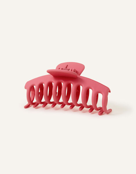 Extra Large Matte Claw Clip, Pink (FUCHSIA), large