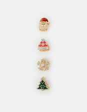 4-Pack Christmas Metal Claw Clips, , large