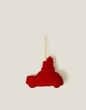 Velvet Car Christmas Tree Decoration, , large
