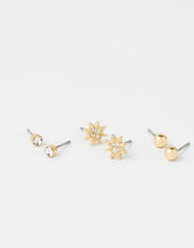 Pave Star Stud Earring Set, , large