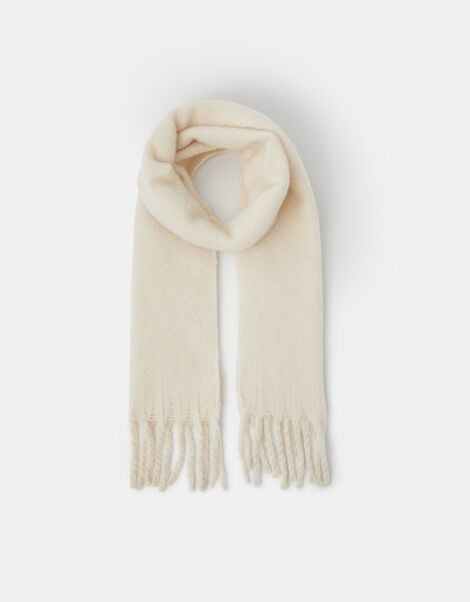 Super Soft Plain Scarf, Natural (NATURAL), large