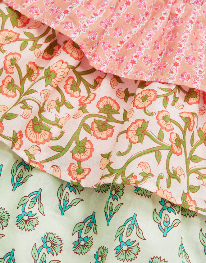 Girls Floral Rara Skirt, Pink (PINK), large