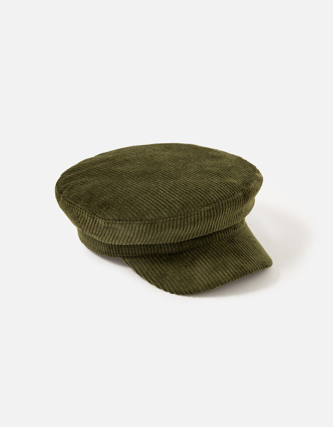 Cord Mariner Cap, Green (KHAKI), large