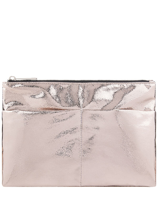 Metallic Gym Wash Bag, , large