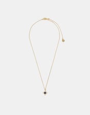 14ct Gold-Plated Gemstone Star Pendant Necklace, , large
