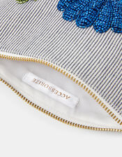 Shell Bead Stripe Pouch, , large