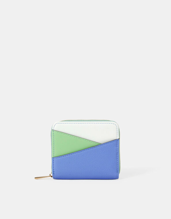 Colourblock Zip-Around Purse, , large