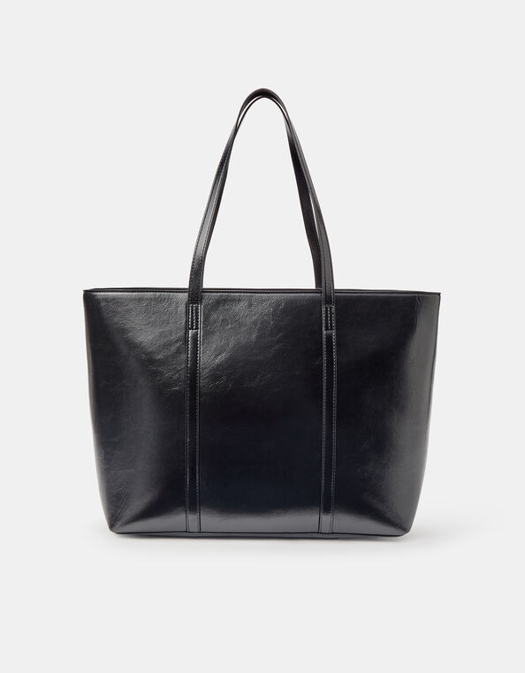 Meredith Tote Bag, Black (BLACK), large