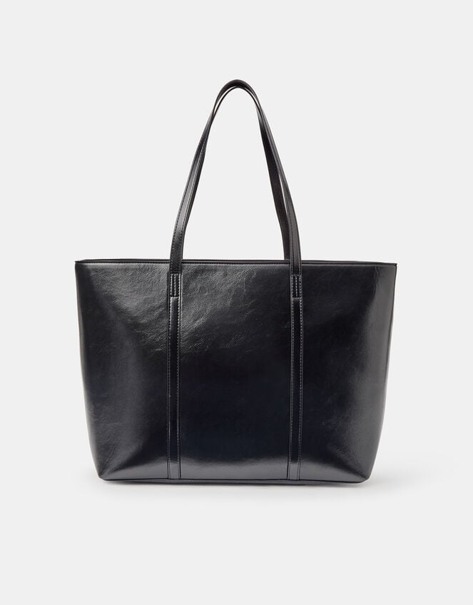 Meredith Tote Bag, Black (BLACK), large