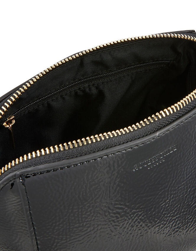 Patent Pouch Bag, Black (BLACK), large