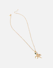 Gold-Plated Charmy Trinket Necklace, , large