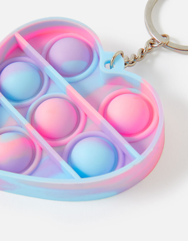 Heart Keyring Push Popper, , large