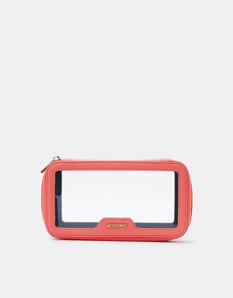 Clear Travel Makeup Bag, , large
