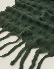 Textured Blanket Scarf, , large