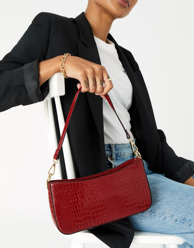 Roxanne Shoulder Bag, Red (RED), large