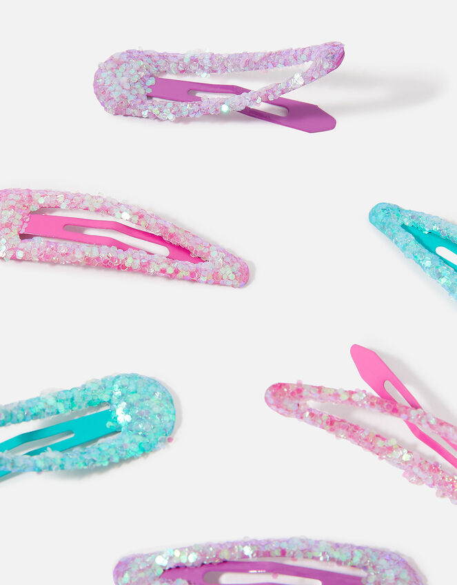 Girls Glitter Hair Clips 6 Pack | Girls hair clips | Accessorize Global