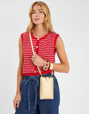 Metallic Multipocket Phone Bag, , large