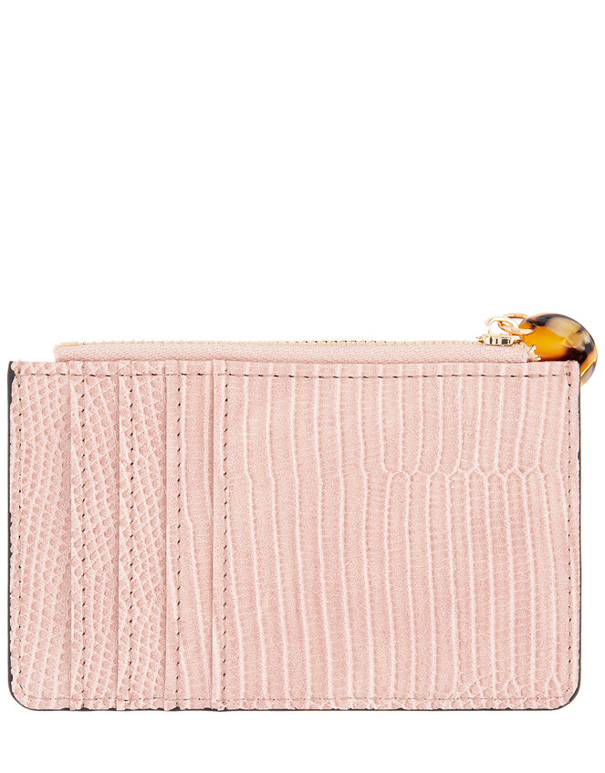 Shoreditch Reptile Card Holder, Pink (PINK), large