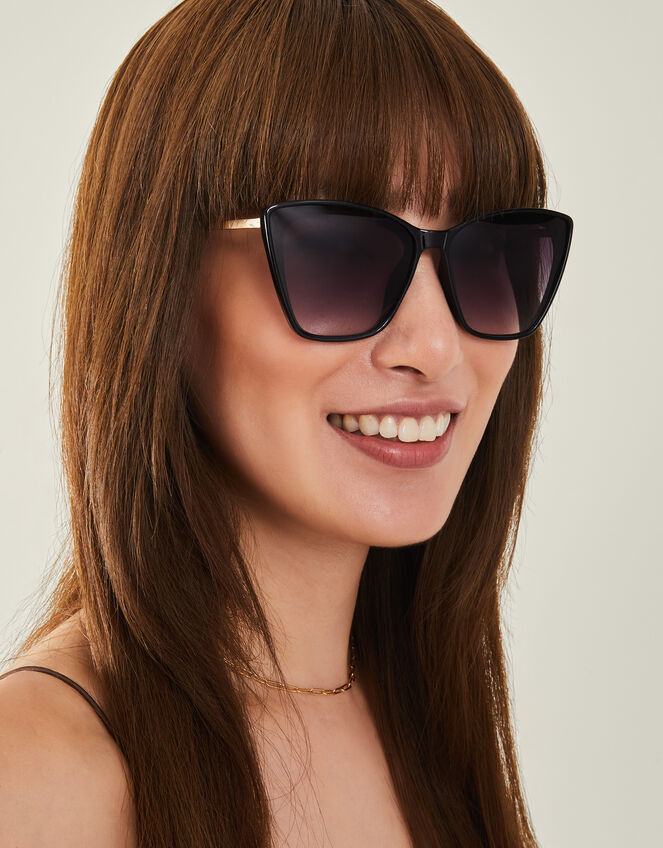 Thin Arm Cat Eye Sunglasses, , large