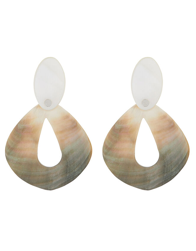 Cockle Shell Doorknocker Earrings, , large